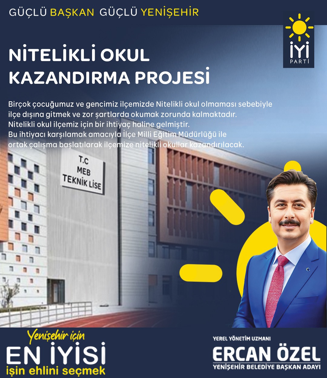 Ercan Özel Proje Nitelikli Okul